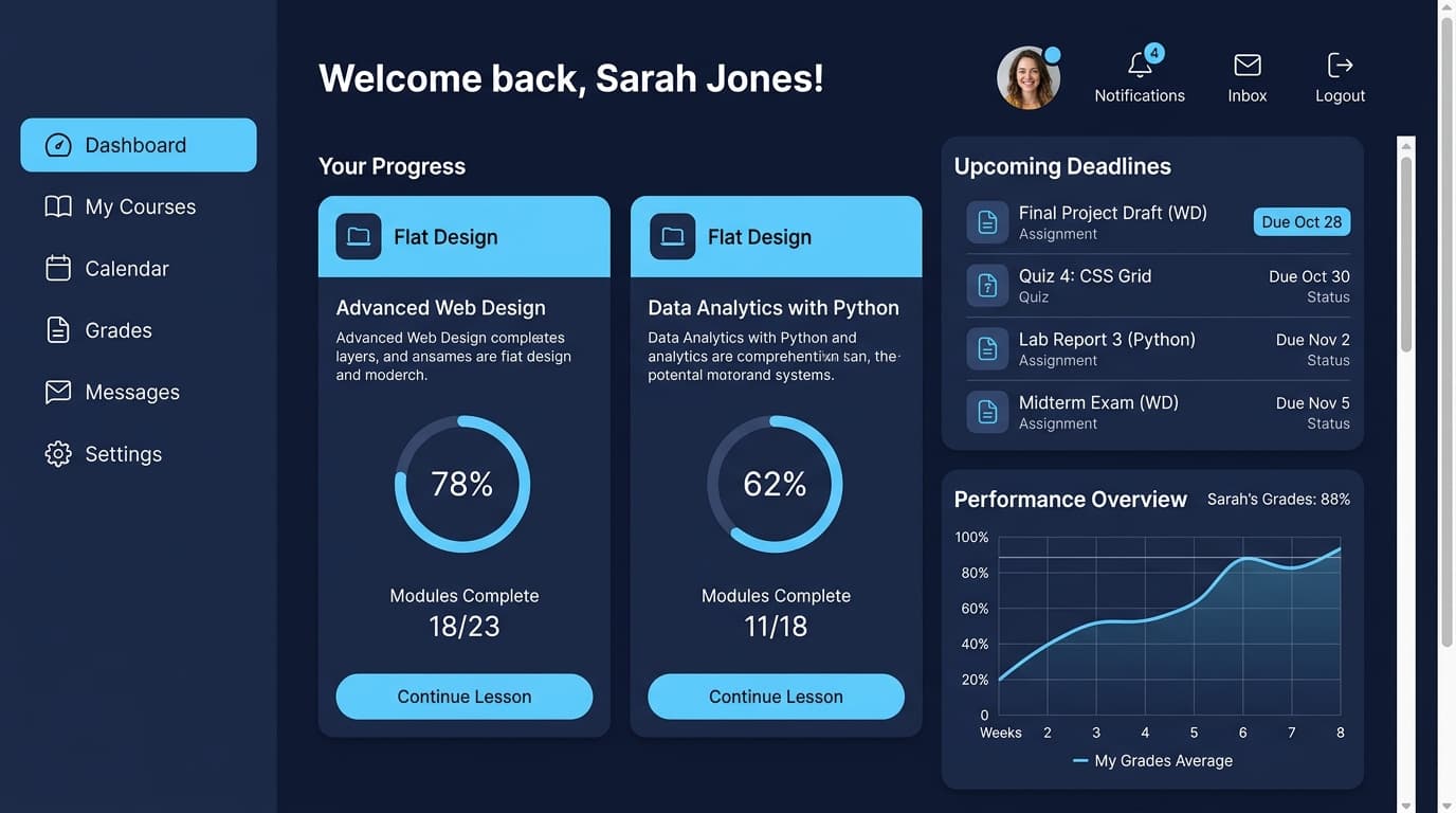 Student Learning Dashboard